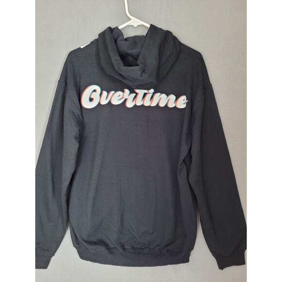 Amazon Mens Overtime Classic Hoodie Pullover Hoodie Sweatshirt Medium - Picture 9 of 9